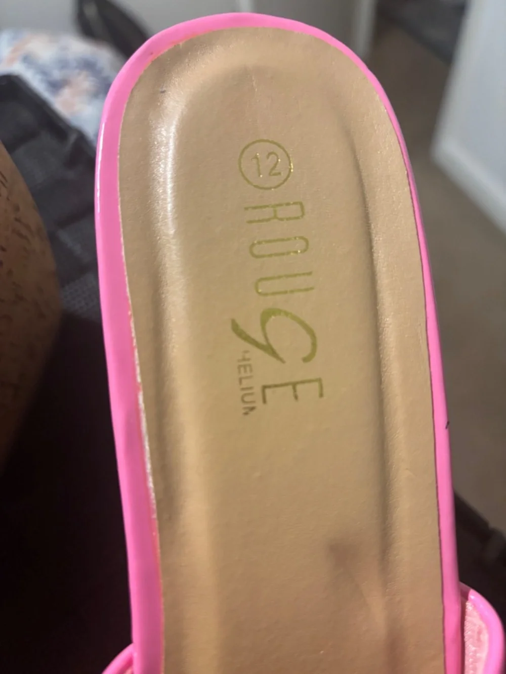 Size 12 Pink Platform Mules